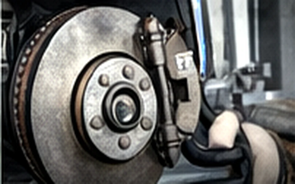 Illustration disque et plaquettes de frein